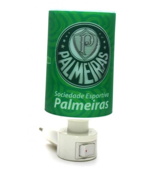 Luminária de parede com brasão do Palmeiras 3D
